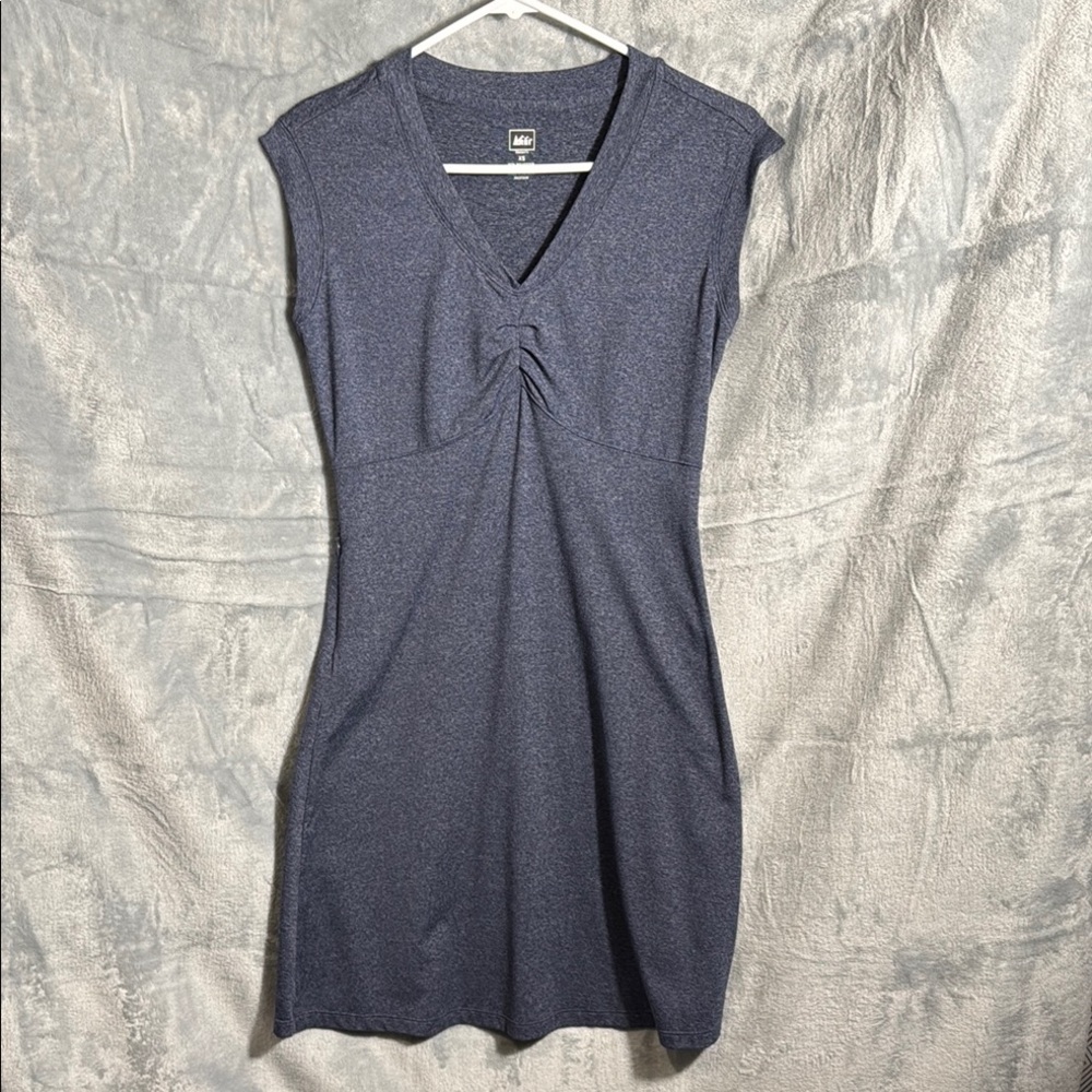 REI dress XS women’s Heathered Blue hiking outdoor activities lightweight